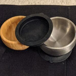 Bamboo and Stainless Steel Bowl Set